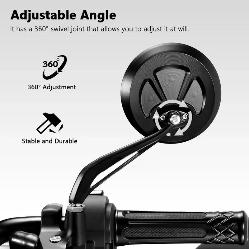 For Honda CM300 Rebel CM500 CMX500 CMX 500 REBEL Motorcycle Rear View Mirror Cycling Clear Rearview Adjustable Left Right Mirror