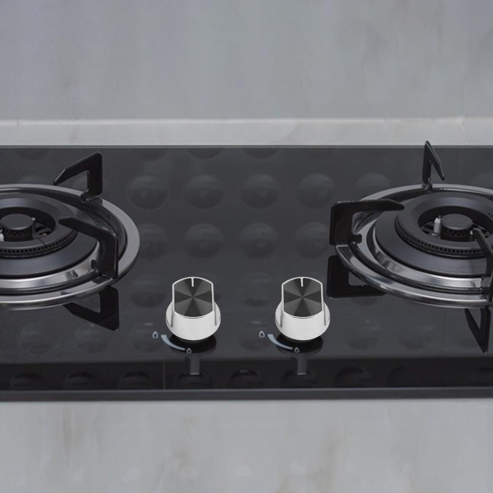 2pcs Zinc Alloy Gas Stove Control Knob Rotary Type Rotary Switch Knob Stove Knob Gas Fireplace