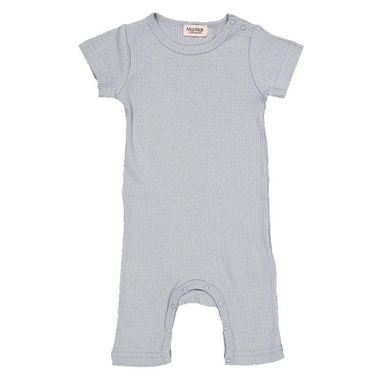 Lullaby London Infant and Toddler Soft Class a Modal Open-Button Short-Sleeved One-Piece Romper Bodysuit