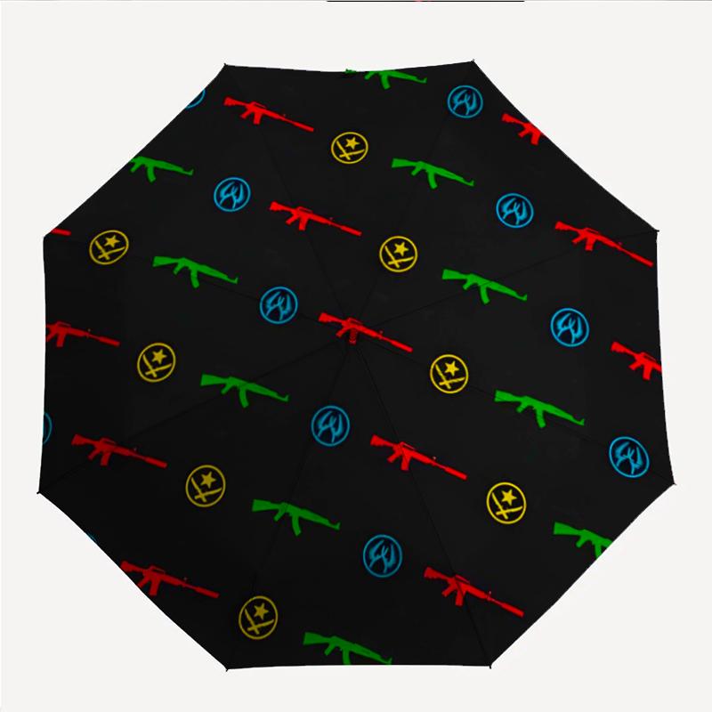 CSGO Fashionable Automatic Opening/Closing Folding Umbrella. Portable and Foldable, Ideal for Gift, Travel, and Daily Use.