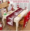Christmas Table Runner Merry Christmas Decorations For Home 2024 Cristmas Table Flag Cover Navidad Noel Gift New Year Tablecloth