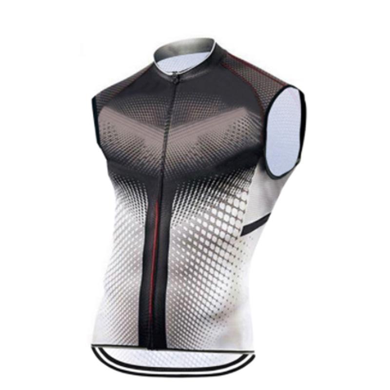 2026 Summer Men's Bicycle Cycling Vest Windproof Running Vest MTB Bike Mesh Fabric Breathable Clothing Sleeveless Road Cycling Jerseys