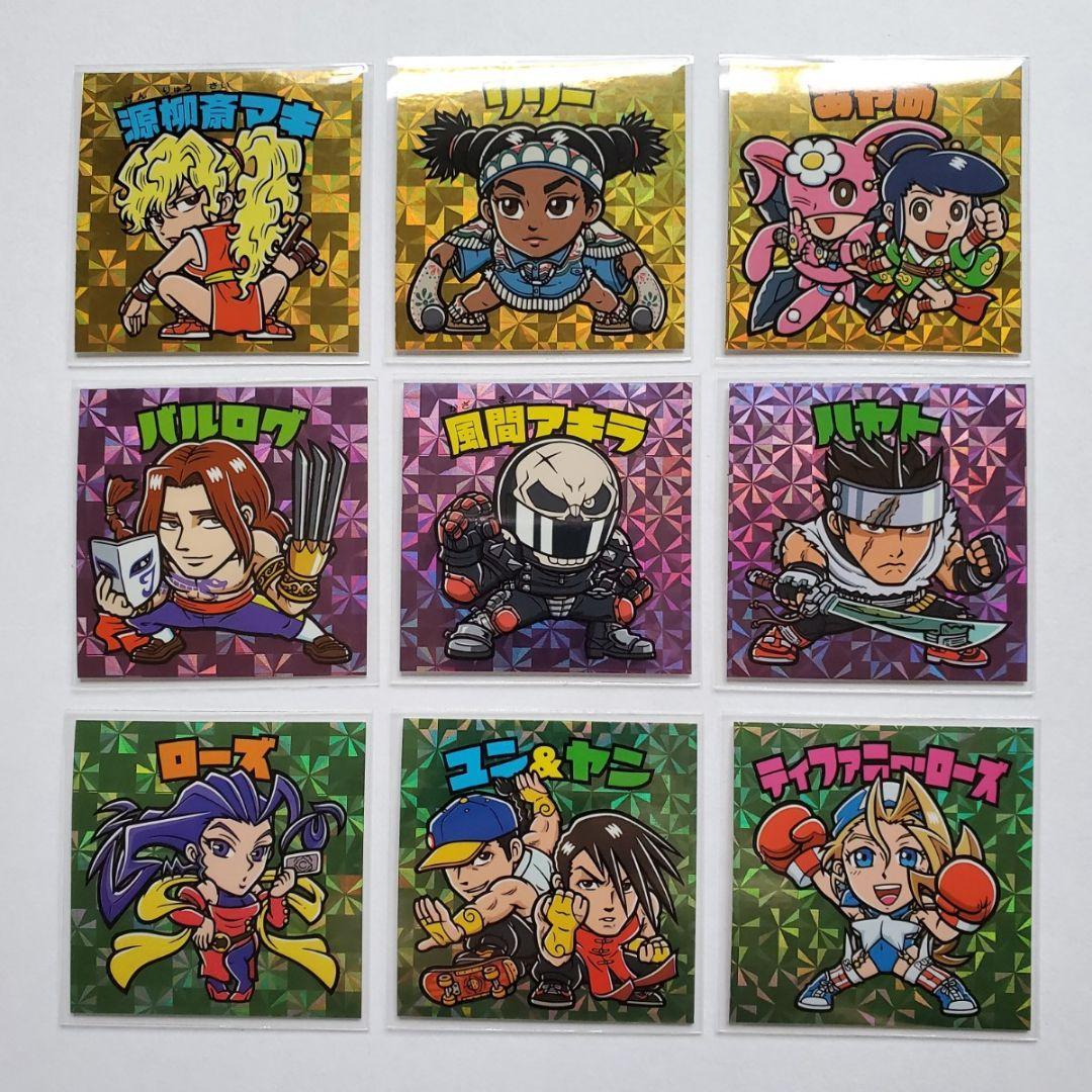 

Tezukapu Street Fighter Seal 9 Piece Set CAPCOM