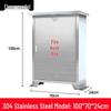 Lieve 304 Stainless Steel Floor-Standing Fire Hydrant and Hose Box