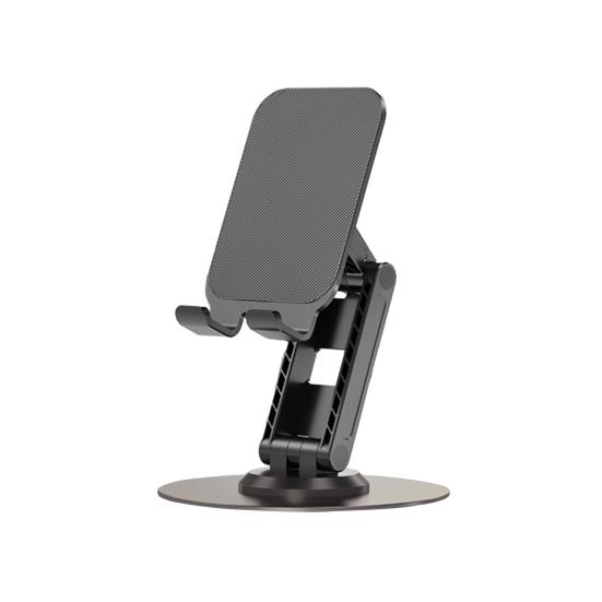 Aluminum Alloy Phone Rotatable Non-slip Foldable Holder 360° Heavy Duty Desktop Tablet Mobile Round