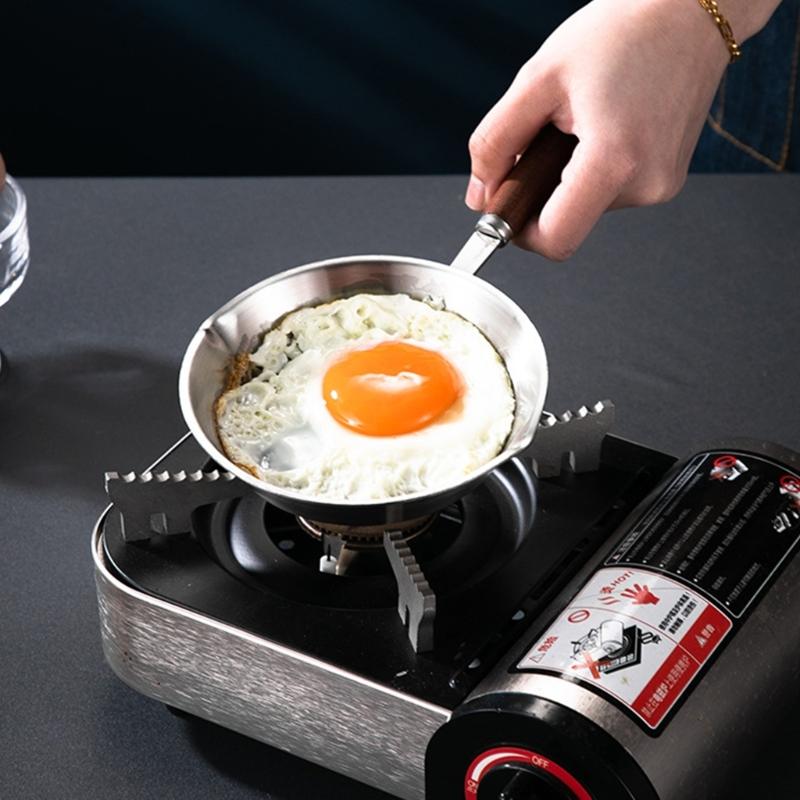 Olie Spetterende Potten Kleine Pannen Anti-aanbak Kleine Melkpannen Hete Olie Potten 304 Roestvrij Staal Textuur Geschikt Voor Olie Druppelen