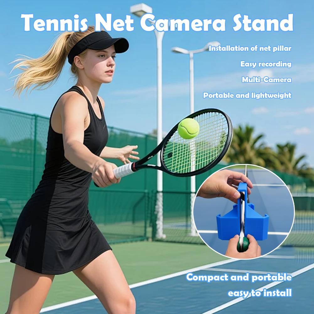 Padel-Tennis Hängende Kamera Halterung Duale Perspektive Hängender Tennis Netz Handy Halter Tennis Aufnahme Halterung Handy Action Halter