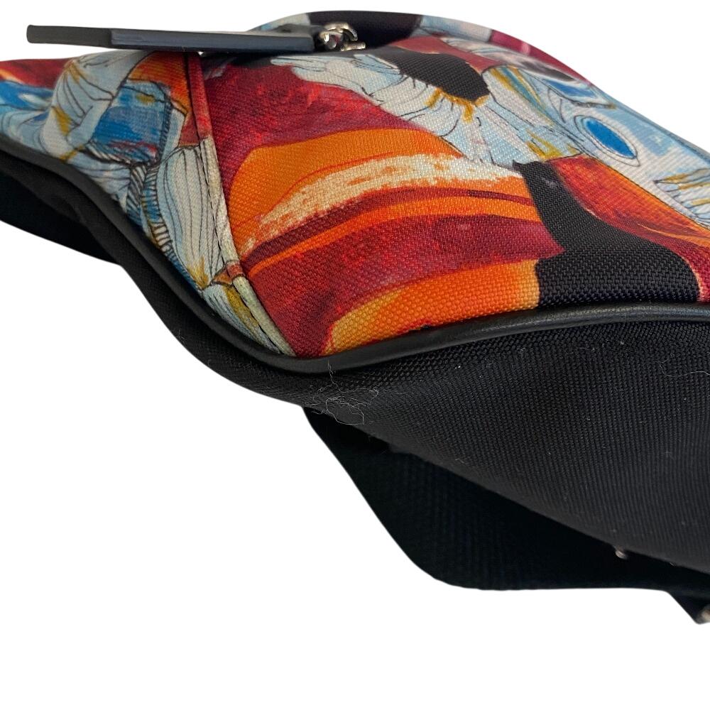 Valentino Garavani Body Bag Nylon Waist Bag Multicolor Nylon Mens Used