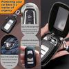 vvag Premium Car Key Fob Case Genuine Leather Car Smart Key fob Holder Car Remote Keychain Bag Universal
