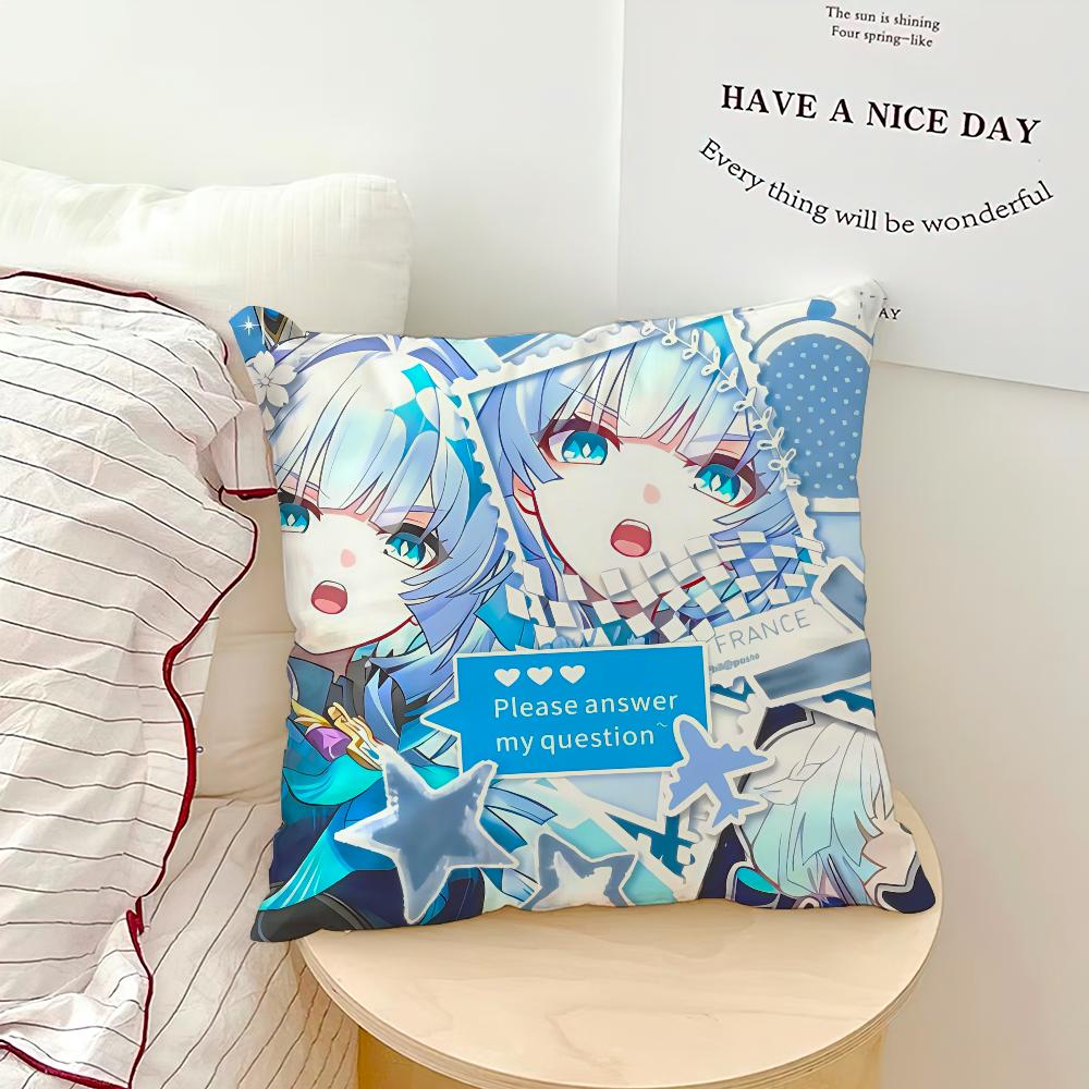 Honkai Star Rail Cerydra kuddfodral Bekvämt mjukt örngott för Soffa Vardagsrum Hemmakontor Dekor Skyddsfodral