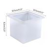 Clear Silicone Cube Molds Large Deep Square Epoxy Resin Mold Transparent Silicone Molds for Resin Casting DIY Jewelry Making