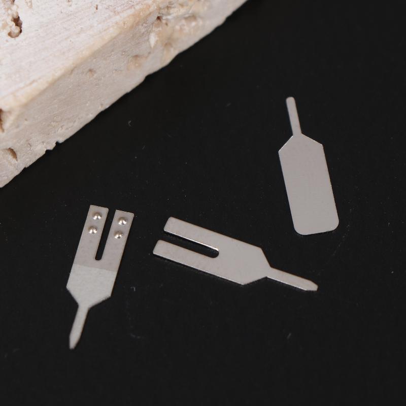 100Pcs Stainless Steel Battery Spot Welding Pads Positive And Negative Pole Connection Pads Battery Pins