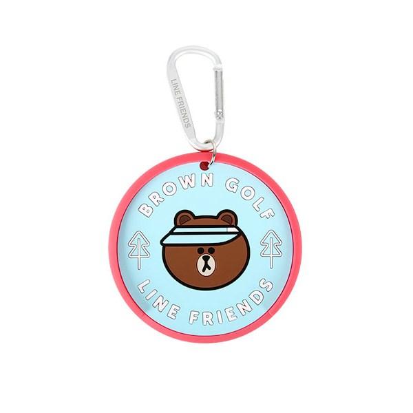 

Бирка с именем персонажа Line Friends для гольфа, коричневая