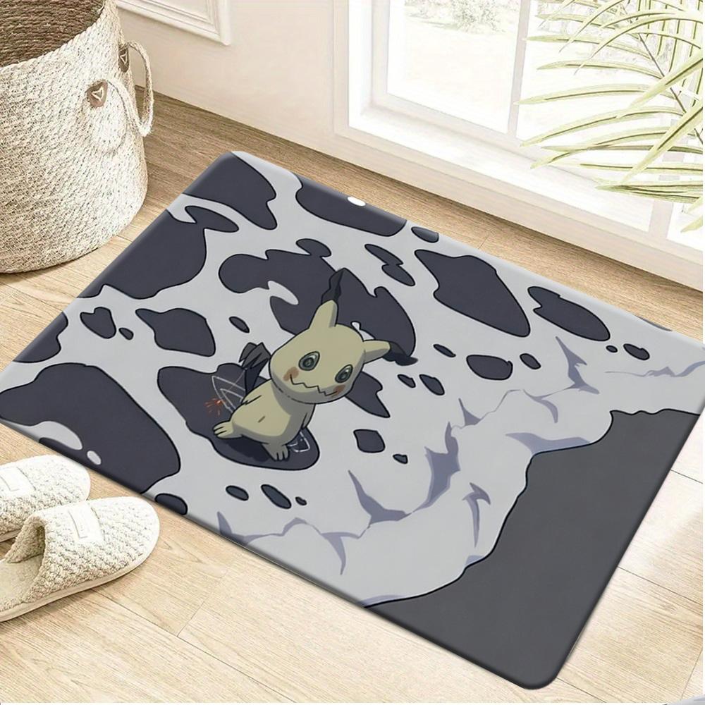 Pokemon Desert Town Adventure Print Non-slip Doormat, Soft Absorbent Floor Rug for Home Decor 40x60cm