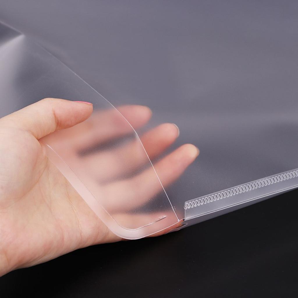 10 Stück A4 Aktentasche Transparent Plastik Dokumententaschen Das Produktmaterial ist anfällig für Knicke