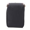 Boîte de rangement pour rouge à lèvres Étui porte-rouge à lèvres avec miroir Cuir Vintage Mini trousse cosmétique de voyage pour petits accessoires Bijoux