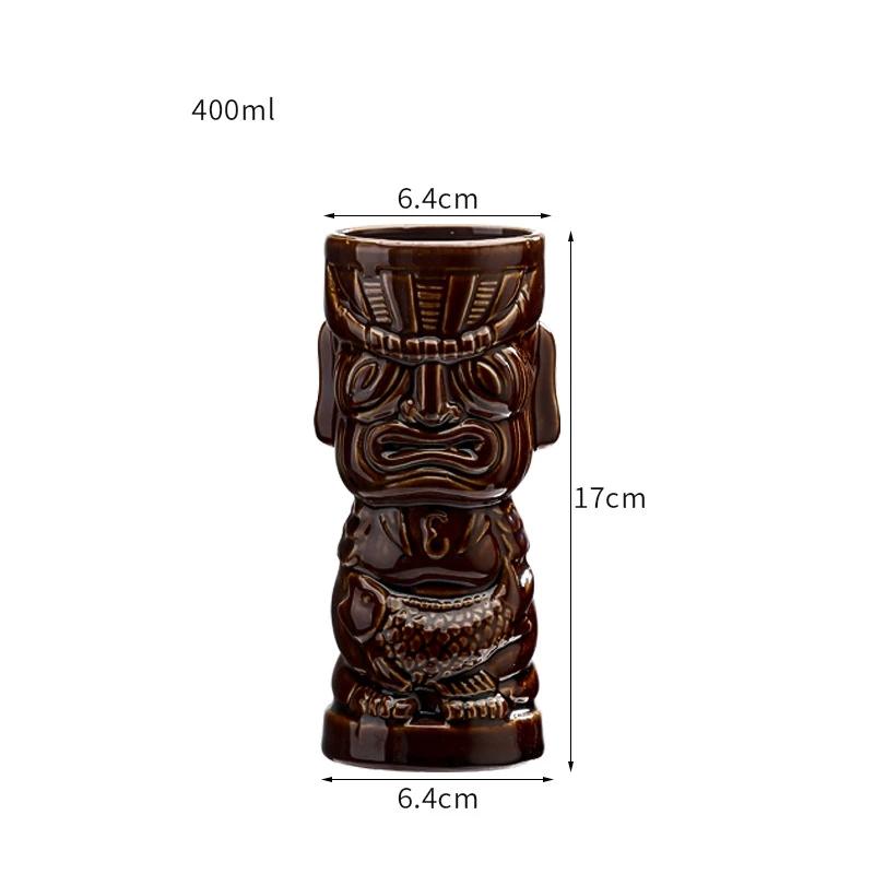 60 Types Ceramic Hawaii Tiki Mugs Creative Cocktail Glasses Beer Glass Martini Glasses Wine Glass Funny Cup Gift for Men