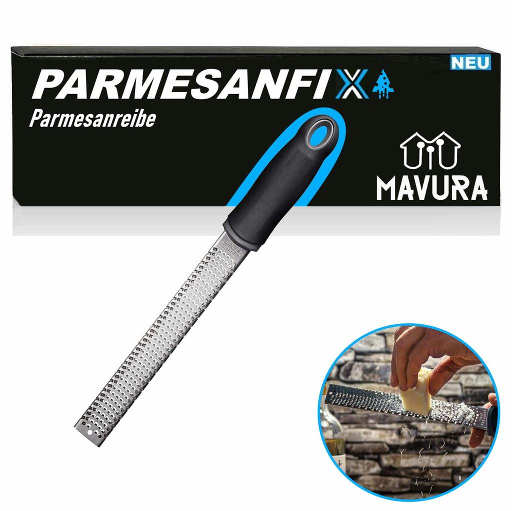 PARMESANFIX Struhadlo na parmazán Struhadlo na sýr Hoblík na sýr Kuchyňské struhadlo Struhadlo na citrony a zázvor