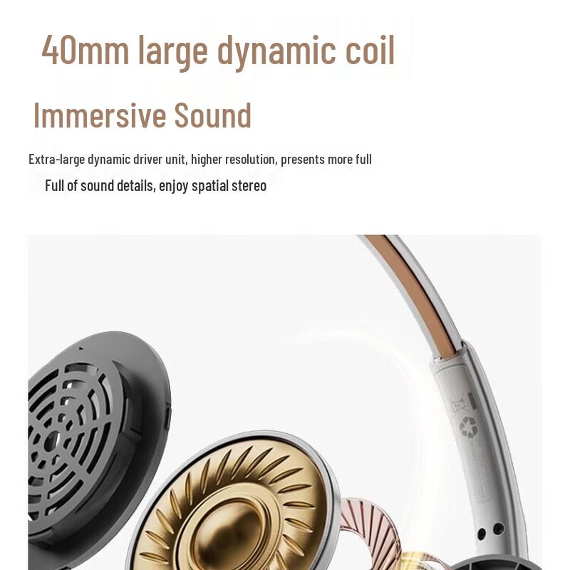 WOPOW BTS03 Retro Over-Ear Wireless Headphones