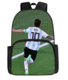 Football Schoolbag Surrounding Primary And Secondary School Students Backpack Miami International Player Backpack Single-Layer Bag