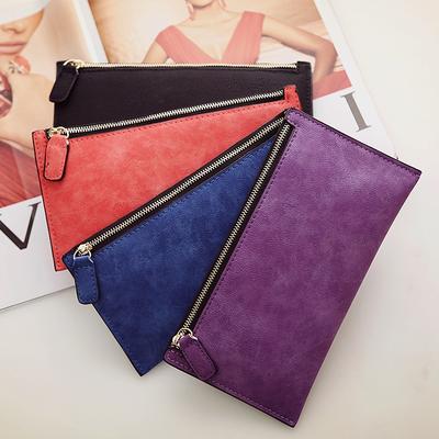 Wholesale New Korean Style Women's Long Wallet Vintage Clutch Multi-Card Slot Card Holder Export