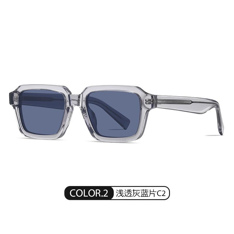 European and American trendy street style polarized sunglasses S32105Vintage UV-Protective High-Quality Handmade Acetate Sunglasses