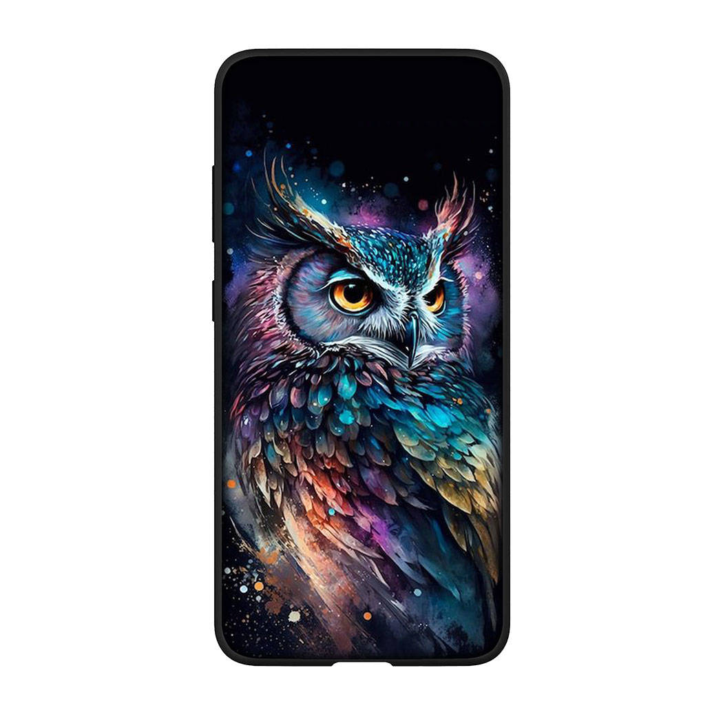 For Samsung Galaxy S24 S23 S22 S20 iPhone 16 15 14 Xiaomi Redmi Note 13 12 11 10 8 Plus 9 Pro 14C 13C Max X XR Phone Case Owl Bird OPPO Huawei Cover