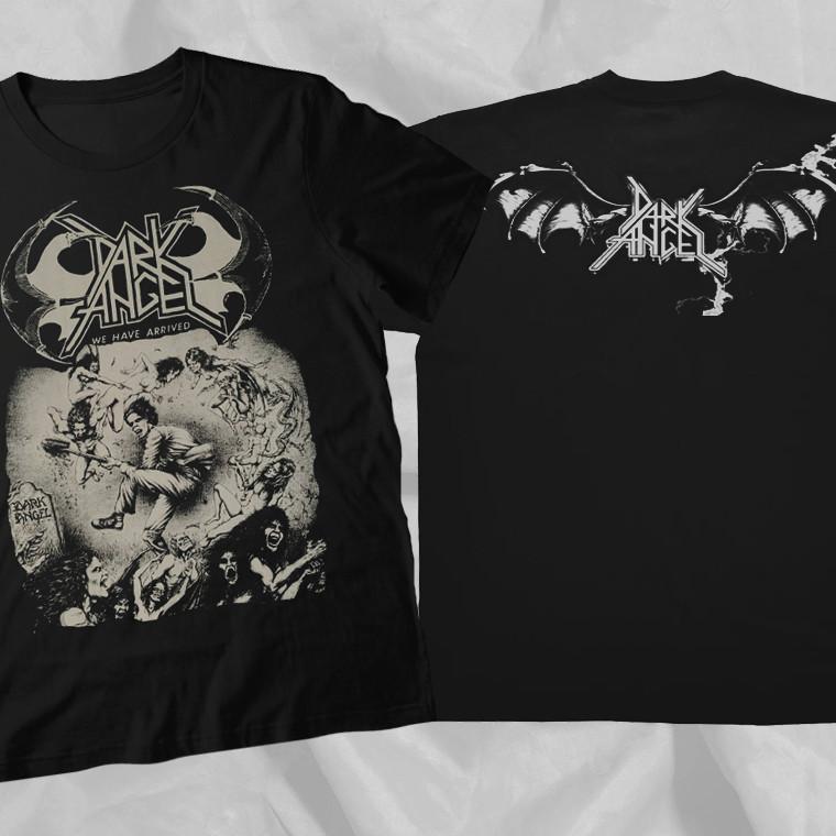Dark Angel We Have Arrived 80s Retro Black Double Sided T-Shirt S