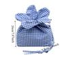 Cute Plaid Flower Crossbody Bag Portable Ins Shoulder Bag Casual Flower Drawstring Bag  Travel