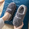 Women's Cotton Slippers Winter Bag Heel Indoor Home Warmth Men's Velvet Household Wool Cotton Shoes Women's Outer Wear Winter