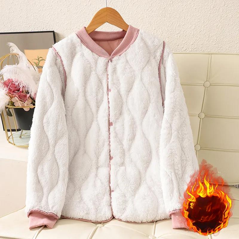 Women's Winter Fitted Liner Down Jacket Velvet-Lined, Warm and Compact