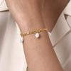 Adjustable Clasp Pearl Bracelet Elegant Chain Bracelet New Gold Plated Bracelet  Women Jewelry