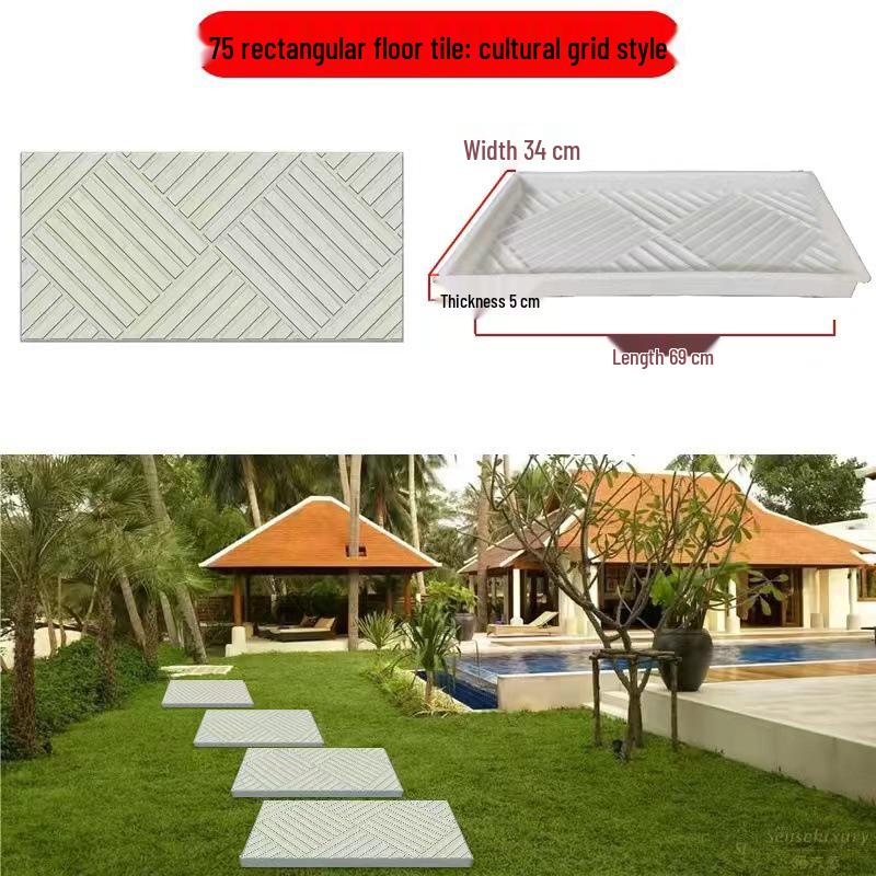 Garden Cement Tile Mold for Outdoor Stepping Stones
