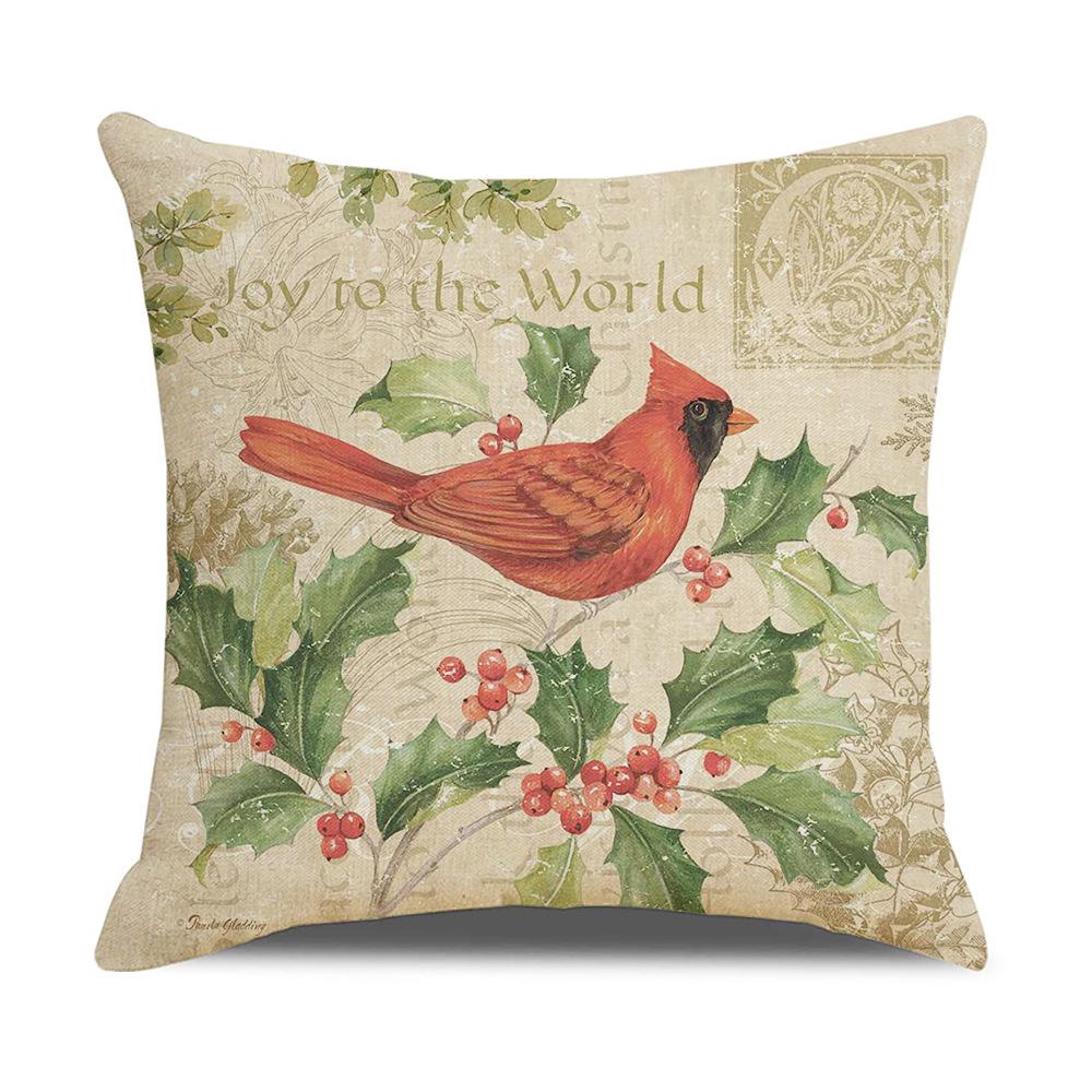 New Home Soft Furnishings Retro Butterfly Newspaper Linen Sofa Office Pillow Cover Cushion Cover