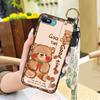 Durable Back Cover Phone Case For Itel A25/A35/A25 Pro Wrist Strap Lanyard Ring Kickstand Protective Shockproof Cartoon