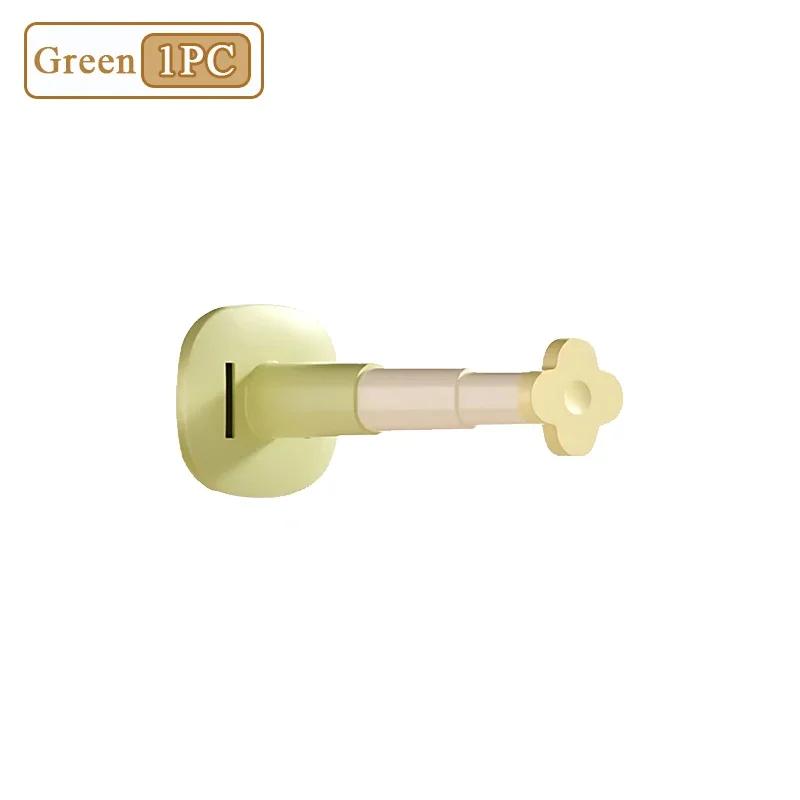 1-10PCS No Drill Wall Mounted Clothes Rack Adjustable Hanging Organizer for Balcony Laundry Storage Space Saving Home Drying Rod