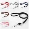 Bright Colors Lanyards Telescopic Sling Neck Hanging ID Badge Holder  Office School