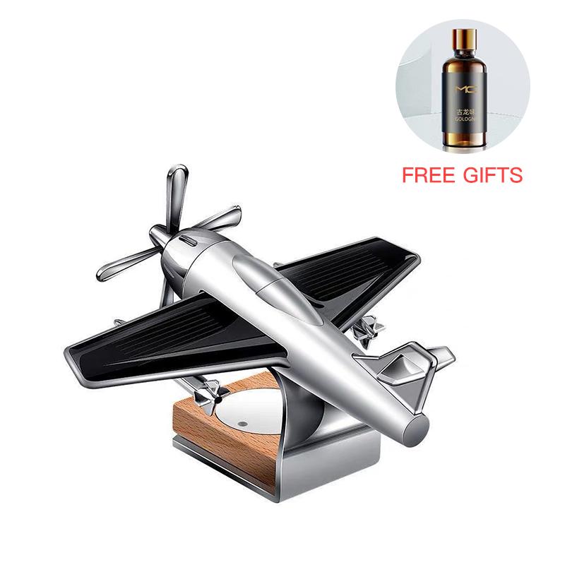 

Car Interior Accessories Solar Airplane Model Center Console Decor Good Gift Nice Decor For Kidsation Air Freshener