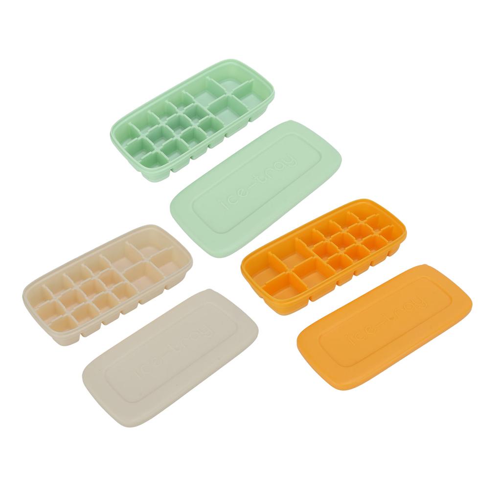 Ice Cube Tray Office Home Large Capacity Ice Making Soft Reusable Silicone Ice Tray Mold for Beverag