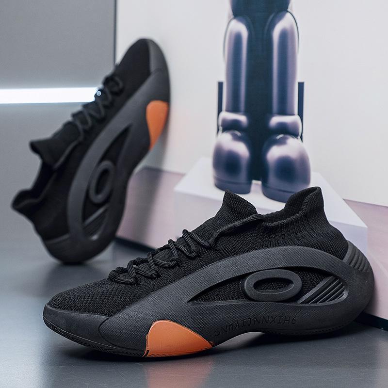 

Мужские летние сетчатые кроссовки премиум-класса больших размеров для бега - Дышащие, Универсальные, Повседневные кроссовки на толстой подошве Size 43