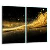 Tagliere in Vetro 2X 30X52 Nero