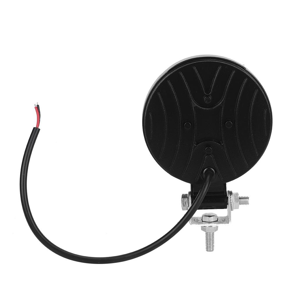 27W 9LED Round Mini Work Light Auxiliary Lamp Light for Car Motorcycle Truck Forklift BoatBlack