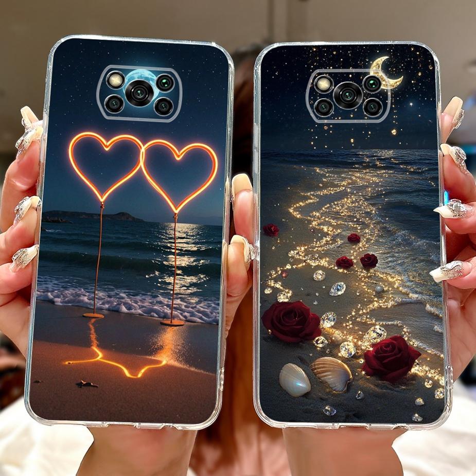 For Xiaomi Poco X3 Pro Case Cute Cat Lucky Koi Painted Cover Soft Slim Phone Case For Xiaomi Poco X3 NFC PocoX3 Pro Fundas Coque