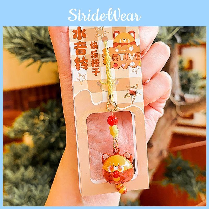 Keychain Panda Turtle Key Ring Cute Animal Backpack Pendant Kids Cartoon Gift