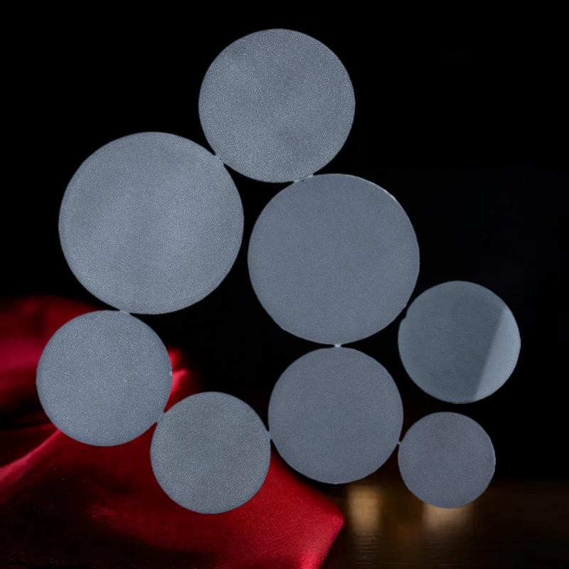 5PCS Matte Glass Diffuser, Frosted Round Flat Lampshade for Soft, Even Light in LED Downlights & Flashlights