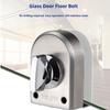 304 Stainless Steel Glass Lock Ground Bolt Ground Lock Anti-Theft Double Swing Hinge Frameless Sliding Door Lock, Brushed Finish