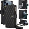 Crossbody-Handgelenkband Reißverschluss Lederbrieftasche Handyhülle für IPhone 17 Air 14 15 16 Pro Max 13 Mini 12 11 XR XS 7 8 Plus Hülle