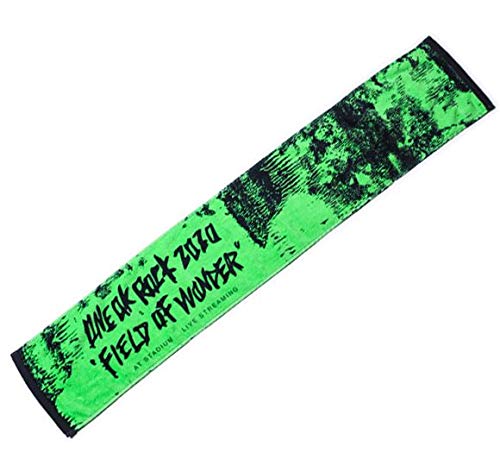 ONE OK ROCK Official Merchandise 2020 "Field of Wonder" Live Streaming Muffler Towel GREEN