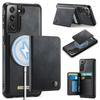 CaseMe Me80 Magnetic RFID Wallet Phone Case For Samsung Galaxy S24 FE 5G, Detachable Multi Card Slot Kickstand Anti-Theft Cover