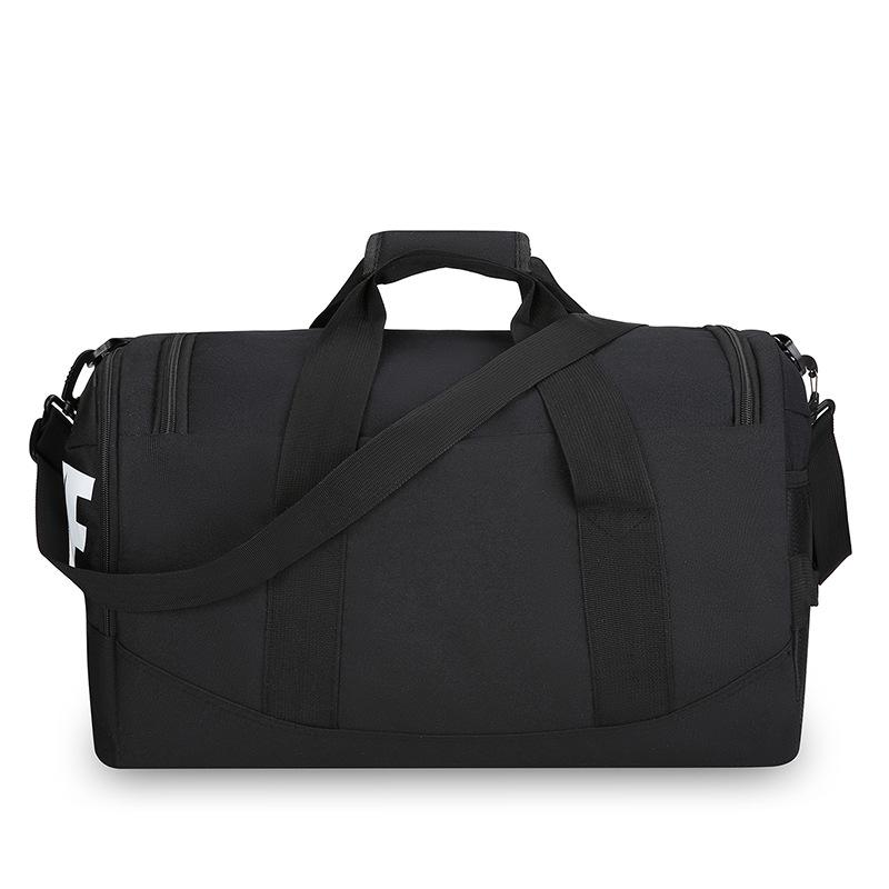 Unisex Sports Basketball Travel Bag with Shoe Compartment - Large Capacity, Crossbody & Handheld Features